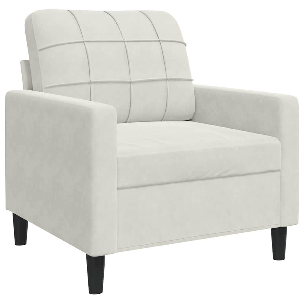 Fauteuil moderne en velours géométrique