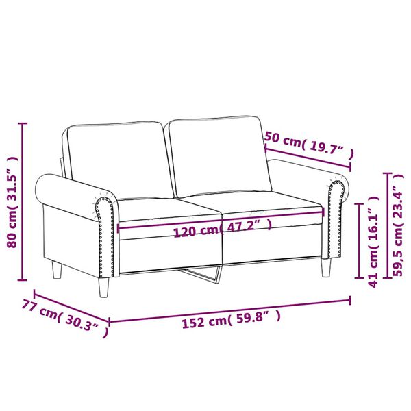 Canapé vintage en velours